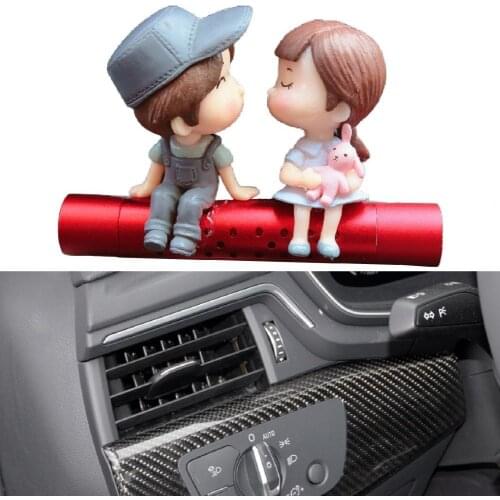 High-quality Car Air Freshener Air Vent Clip with Refill Sticks Safe Car Air Freshener Cartoon for Electric Vehicles