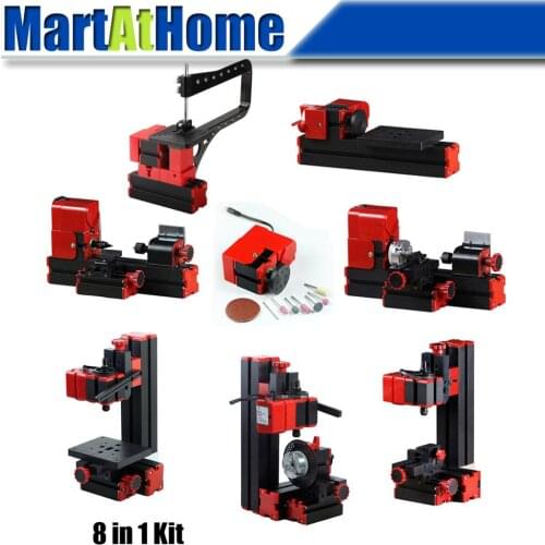 Z8000ZG Multi-function 24W DIY 8 In 1 Machine Tool Kit with Bow Arm for School Teaching, Intelligence Development and Hobby