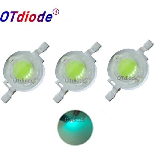 10-100PCS 3W Cyan Ice Blue Green High Power LED Lamp Led Emitter Light 490-495nm Diode 350-700mA For Decoration