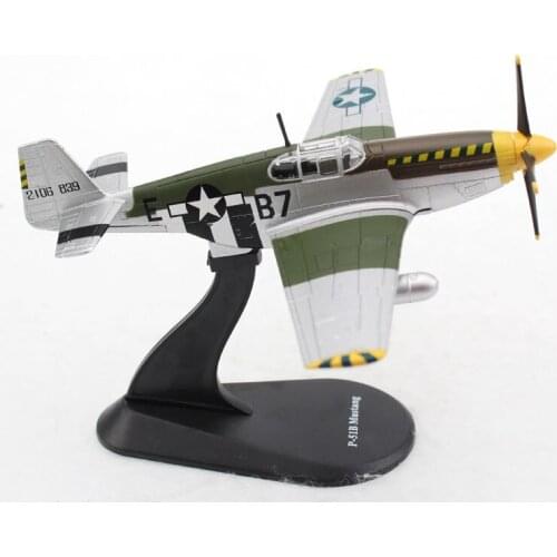 14606 Diecast aricraft models P-51B Mustang Fighter plane model toys for collection air force gift