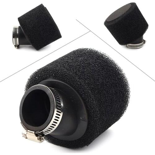 40mm Angled Black Foam Universal Motorcycle Air Filter for XR50 CRF50 XR CRF 110CC 125CC 150CC Buggy DIRT BIKE Motorcycle ATV