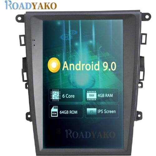 12.1inch Tesla Style Vertical Screen Android Car Radio For Ford Mondeo 2013-2017 Auto GPS Navigation Multimedia Stereo Head Unit