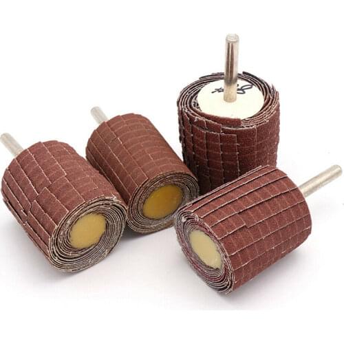 1PCS Sanding Flap Wheel Disc Emery Cloth Abrasive Mop 6mm Shank Drill 150 - 400 Grit