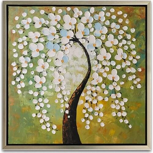 DONGMEI OILPAINTING Hand painted oil painting Home Decor High quality flower painting Can provide customized size DM182820