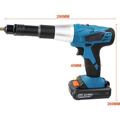 Electric blind rivets gun riveting tool electrical riveter power tool for 2.4-5.0mm