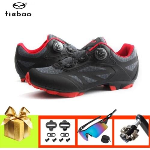 Tiebao Cycling MTB Shoes Men Outdoor Sports Athletic Racing Bicycle Sneakers Sapatilha Ciclismo Mtb Self-locking Breathable Shoe