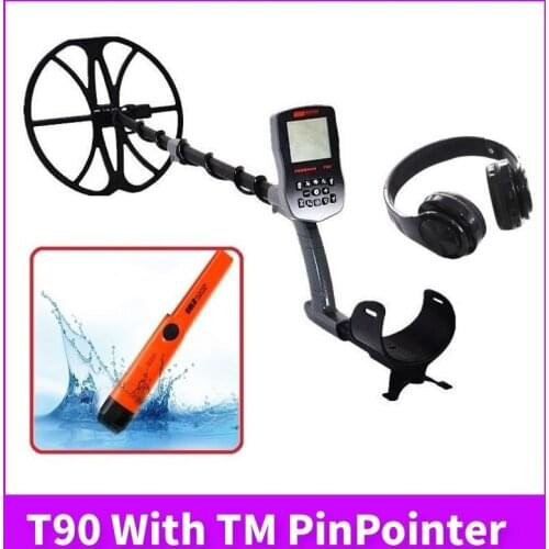 Gold Hunter professional gold silver treasure hunter underground metal detector with wireless headphone and 12" Double-D Coil