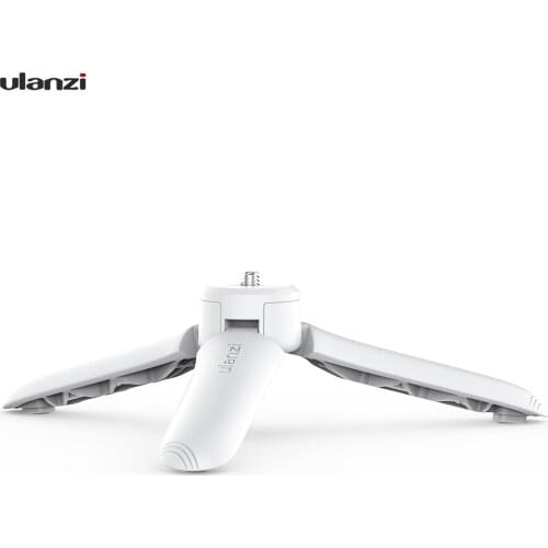 Ulanzi MT-10 Mini Tripod Handheld Monopod with 1/4 Inch Screw Mount for Cell Phone ILDC DSLR Action Camera for DJI OSMO Mobile 3