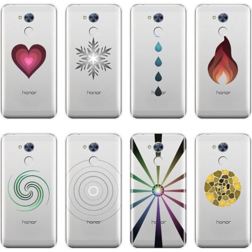 Soft Back Cover For Huawei Honor 6A 4C 5C 6C Pro Heart Flame Art Aesthetic Phone Case Silicone For Huawei Honor 4X 5A 5X 6 6X