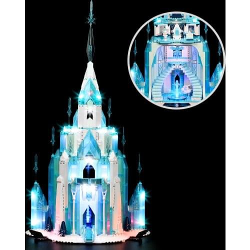 BrickBling Led Light Kit For 43197 Frozen The Ice Castle Toy Collectible Model (NOT Include Building Bricks)
