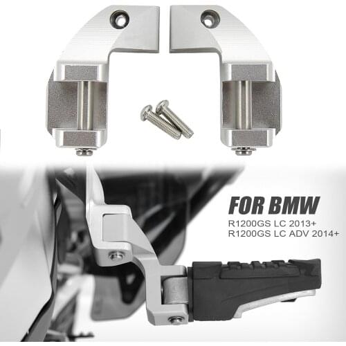 Foot Peg Motorcycle Passenger Footpeg Lowering Kit For BMW R1200GS LC 2013 to 2017 2018 R 1200 GS LC ADV 2014 to 2018 R1200GS LC