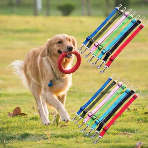 Adjustable Dog Cat Car Safety Belt Portable Pet Vehicle Seat Belt Leash For Dogs Travel Pet Supplies Safe Lever Traction Collar