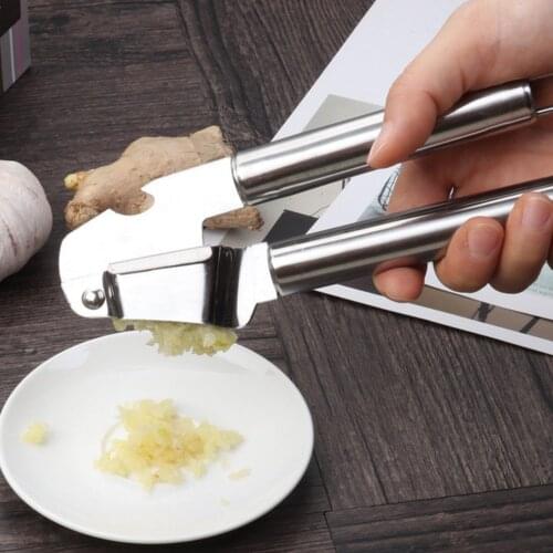 Garlic Peeler Press Crusher Kitchen Cooking Vegetables Ginger Squeezer Masher Handheld Ginger Mincer Tools Kitchen Accessories