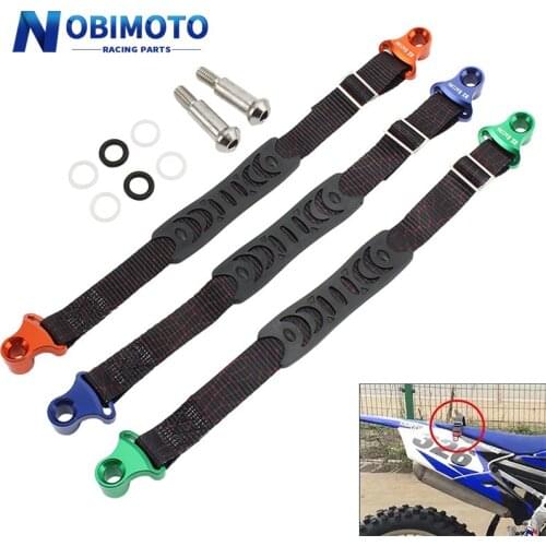 Nobimoto - Motorcycle Fork Rear Rescue Strap Sling Pull Belt C1 Fit For HONDA KAWASAKI SUZUKI YAMAHA Motocross Dirt Bike
