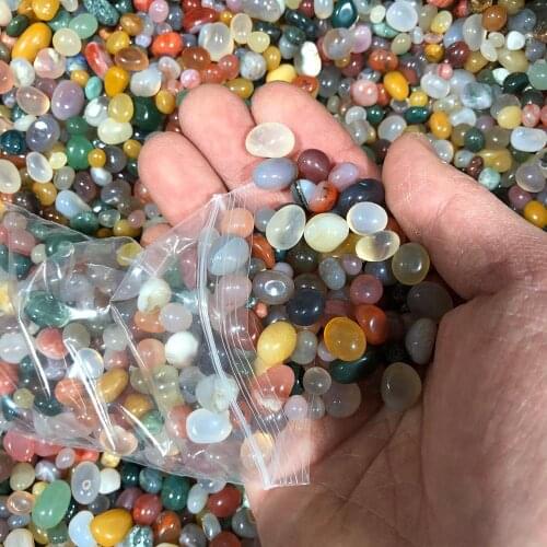 Special price natural colorful agate crystal demagnetization stone bracelet purification gravel keep salt water SPAR pendant