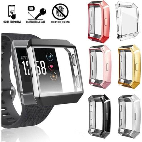 Protective Cover For Fitbit Ionic Watch Smart Watch TPU Comprehensive Cover Silicone Anti-fall Dust Protection Screen Soft Case