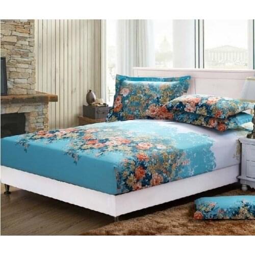 Fitted sheet classic painting fitted sheet,duvet cover,Bedspread ,rubber band