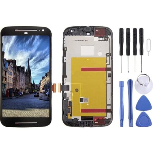 2019 New Arrival 3 in 1 (LCD + Frame + Touch Pad) Digitizer Assembly for Motorola Moto G2