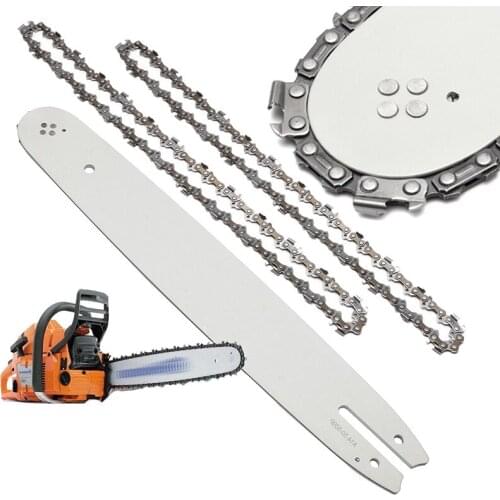 2x Chainsaw Chains & 14'' Guide Bar For Stihl Chainsaws 017 MS170 HT70 MSE160