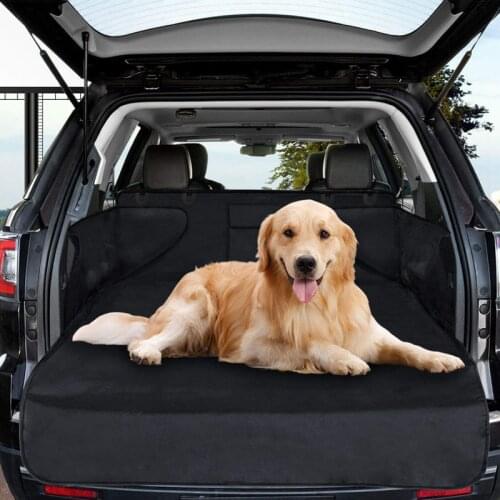 Car Pet Trunk Mat With Dog Mat Dog Trunk Protector Dog Waterproof Trunk Cover For Dogs Car Universal Dog Protective Cover
