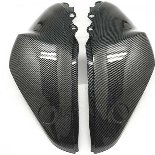 Carbon Fiber Pattern Gas Tank Side Cover Fairing for Yamaha YZF R3 2014-2018 R25 15-2017