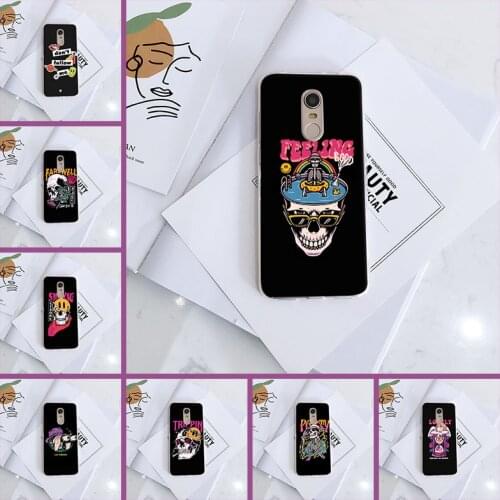 Skull Flower Phone Case For Huawei P9 Lite Mini P10 Plus P20 Pro P Smart Soft Silicone Cover For Huawei P8 P9 P10 P20 Lite 2017