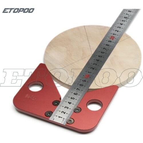 Woodworking Center Scribe 45 Degree Angle Line Gauge Wood Ruled Carpenter Ruler Gauge