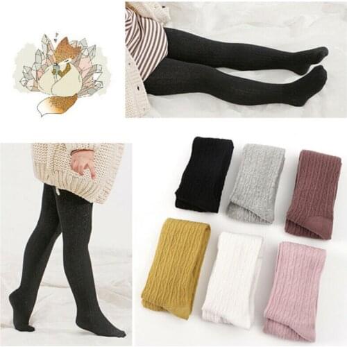 Toddler Kids Baby Soft Cotton Warm Pantyhose Tights Socks Stockings Pants UK