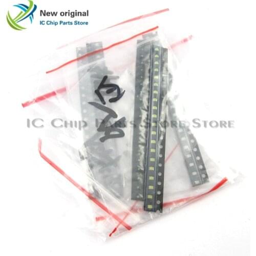 Red Blue Green Yellow White Light Emitting Diode Package Component Package 0805 patch LED lamp Five species, each 20/PCS