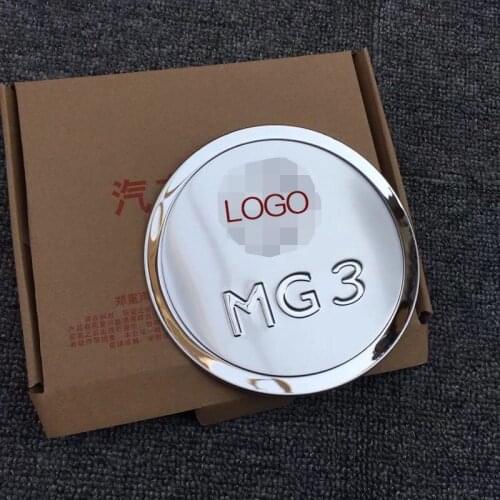 Stainless steel fuel tank cover fit for 2011 SAIC MG3 protective refit decorative stickers