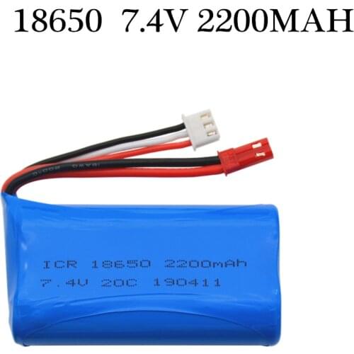 7.4V 2200mAH Wholesale Li-po Lipo Batery 2S remote control helicopter 7.4 V 2200 mAH Lipo battery 20C 18650 Toy Battery