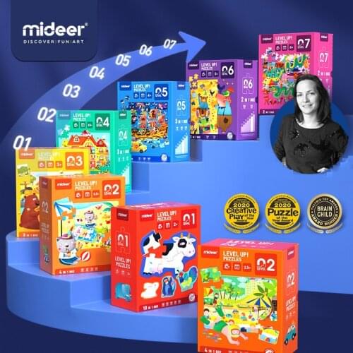 Mideer Advanced Puzzle Kids Montessori Puzzles Boys And Girls Jigsaw Early Education Baby Toys Brain Develop Kid Jigsaw 2-6Y