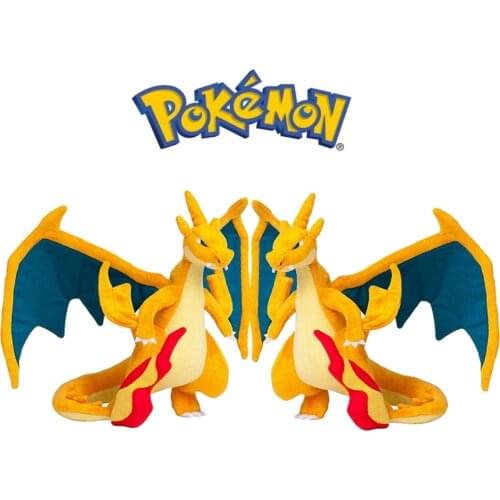 25cm Kawaii Pokemon Plush Toys Cute Pokémon Cartoon Anime Movie Charizard Short Stuffed Dolls Toy Kids Boys Cool Birthday Gift