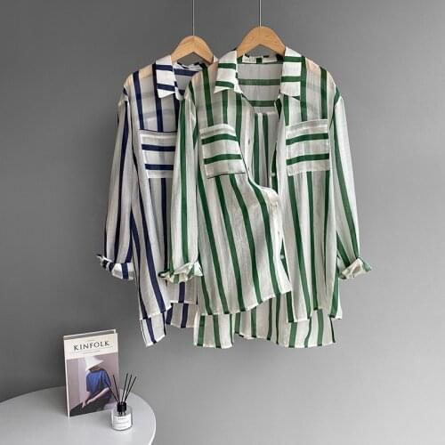 Женские рубашки в полоску MOOIRUE APPAREL China At AliExpress