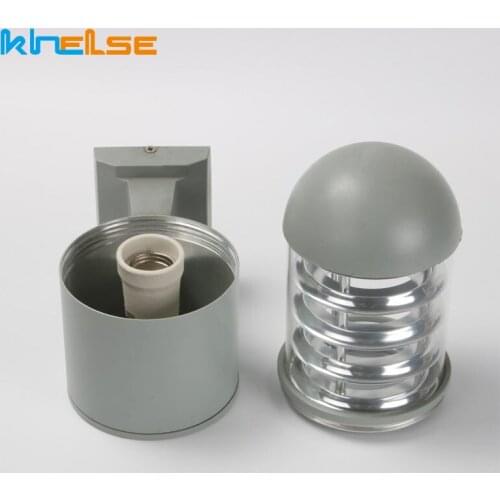 Outdoor Lighting Waterproof LED Wall Lights E27 Fixture Aluminum AC90-260V Courtyard 9W Wall Lamp Garden Villa Yard Porch Decor