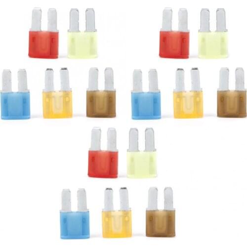 15pcs Car Circuit Micro2 Blade Fuse Assorted Kit 5A 7.5A 10A 15A 20A blade fuse car accessories