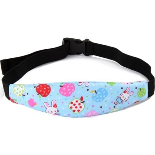 N7ME Baby Car Seat Head Support Adjustable Fastening Belt Sleeping Positioner Head Band Strap Headrest for Toddler Kids Children