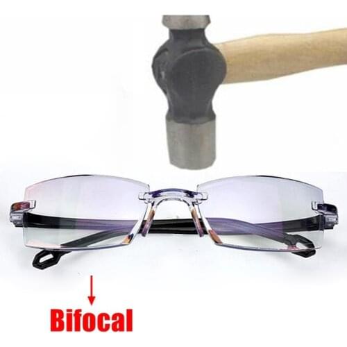 Blue-proof Reading Glasses For Men And Dual-light Smart Zoom Reading Glasses For The Elderly