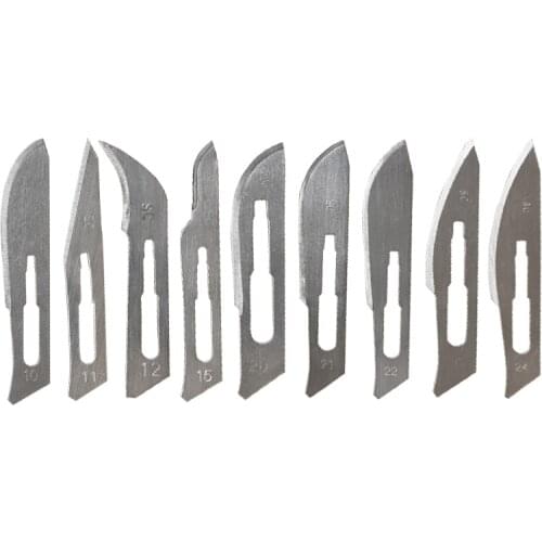 Sterile individual package 10# 11# 12# 15# 20# 21# 22# 23# 24# Surgical blade hobby knife repair blade cutting industrial blade