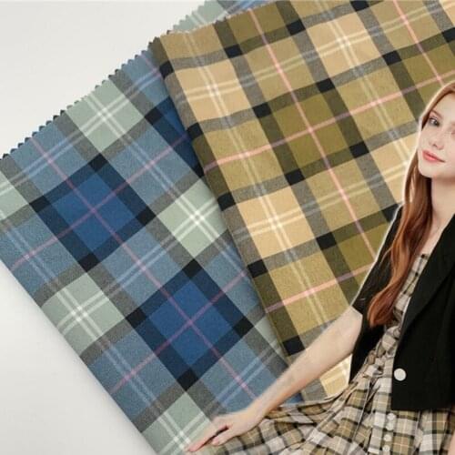100X150cm Fashion Polyester Check Fabric For DIY Dress Suits Blazer Yarn Dyed Textiles Needlework Sewing Clothing Telas Costura