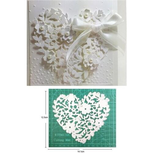 Metal Cutting Dies Cut Mold Flower Heart Christmas Dies Decoration Scrapbook Paper Craft Knife Mould Blade Punch Stencils Dies