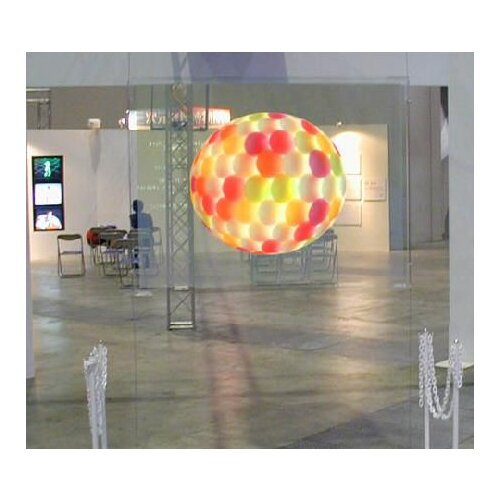 1.524*4m Low price of self adhesive holographic rear projection screen for advertising display, transparent rear projection foil