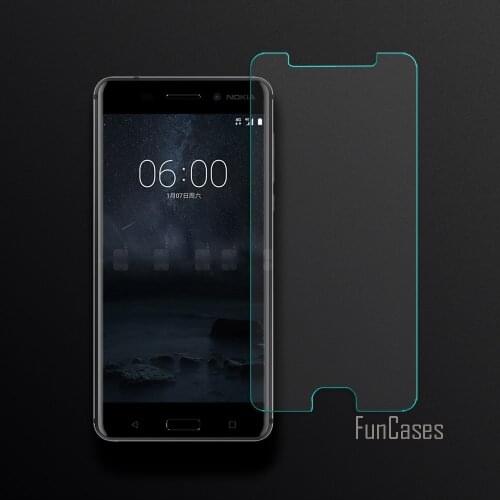 2.5D Curved Edge Screen For Nokia 6 Protection Film For Nokia 6 Tempered Glass Front Film Anti-Scratch 0.26mm HD Film