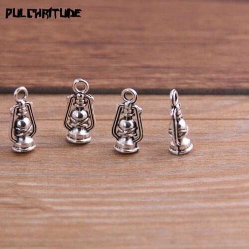 20pcs 8*16mm Metal Zinc Alloy Light Charms Fit Jewelry Daily Necessities Pendant Charms Makings