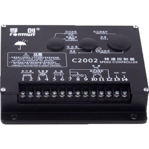 Free Shipping Fortrust Speed Controller Diesel Generator Governor Speed Control Board C2002