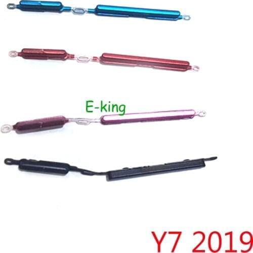 10PCS For Huawei Y7 2019 / Enjoy9 Power Button ON OFF Volume Up Down Side Button Key