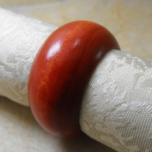 Wood wedding napkin ring ,napkin holder