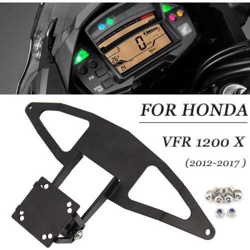Motorcycle Stand Holder Phone Mobile Phone Gps Plate Bracket FOR HONDA VFR 1200 X VFR 1200X 2012-2017