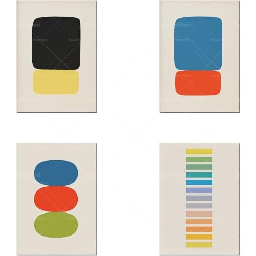 Ellsworth Kelly Art, Mid-Century Prints, Bauhaus Posters, Bohemian Poster Set Art Deco Posters