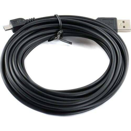 1.5m 5m USB 2.0 A to Micro 5pin USB Data Sync Charge Cable Cord For Cellphone PC Laptop Male To Male Cable